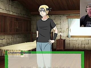 Uncensored naruto game Jikage Rising features BDSM and blowjob scenes