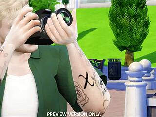 Get a sneak peek of the 3D anime game 'The Tourist' in this rough POV video