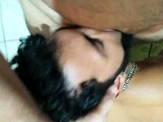 Gay amateur gets milk and cock at a coffeehouse in a hot scene.