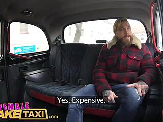 Pretty woman gives Englishman a car ride and receives a tip in the form of semen.