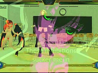 Steamy gameplay of Hintai Fighter game with a side of eroticism