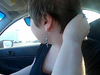 hey jane judge, haircut transformation in car outdoor?