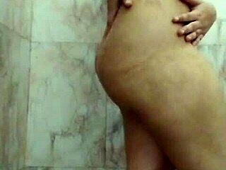 Steamy bathroom scene with my new girlfriend and dirty talk in Hindi