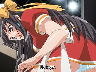 hentai stepsis gets sneaky fingering in public, fully subtitled.