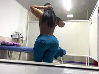 Big ass of the nurse in hospital scene
