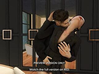 Natalie’s hot and steamy secret affair in 3D adult cartoon