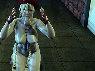 Beautiful anime Cammy gets poked in all the right spots in 3D porn
