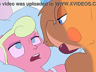 Accidental tongue slip in anime porn