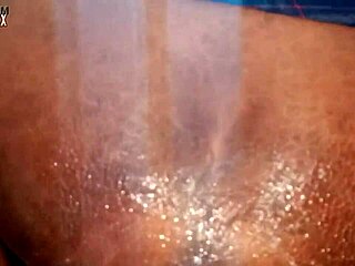 I shoved a water bottle up my ass for homemade anal. Then a big black cock pounded my black ass hard in raw action.