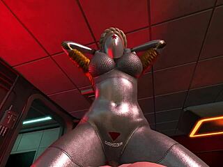 3D animated hentai of Twin Sisters in Atomic Heart costumes having sex