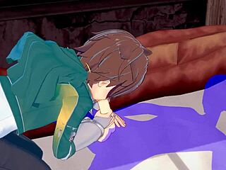 Gay Konosuba fanfiction with Kazuma's creamy reward