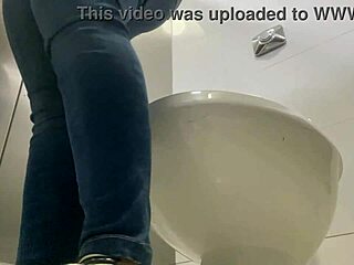 paid a latina to record herself peeing in public bathroom
