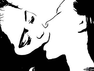 Lesbian cartoon sisters’ passionate makeout scene in animated porn video