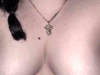 Big beautiful woman rides her man cowgirl style
