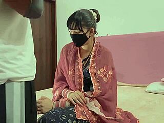 Newly Married Girl Enjoys Doggy Style on First Wedding Night