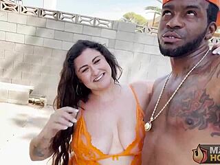 curvy josie jaxxon, omg, my pussy pounded outdoors by rome major