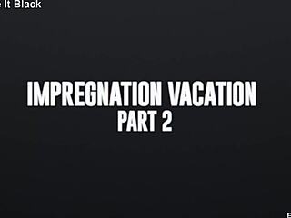 Ana Foxxx in Impregnation Vacation Part 2, Intense Poolside Interracial Fuck with Brazzers