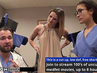 Freshman Alexandria Riley gets Hitachi orgasm from Doctor Tampa