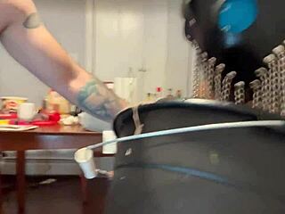 extreme stuff—puking soda and ice cream then rimming during facefuck! 🤮