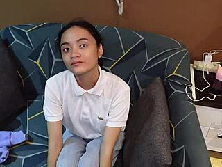 Trikepatrol Skinny Pale Pinay Teen Rides Big Cock in Wild POV Action