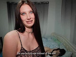 stepson fucks me instead of the doll