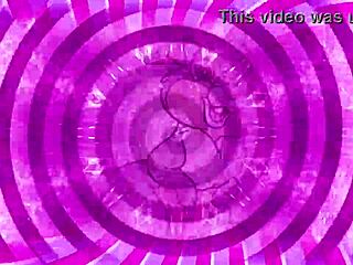 Watch this sissy training teaser with femdom teasing on that big monster cock!